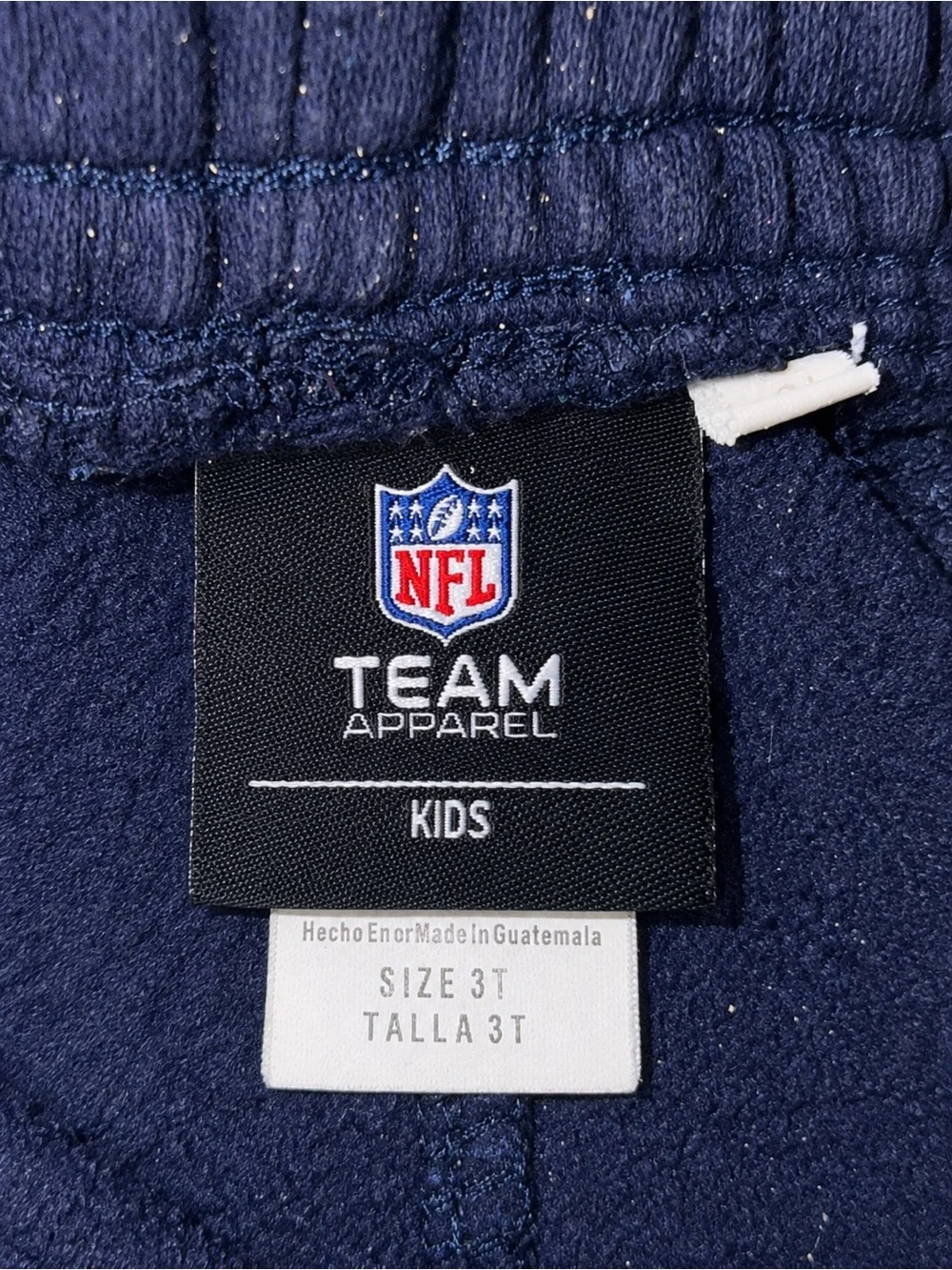 NFL Navy and Gray Patriots Kids Long Sleeve Shirt & Sweatpants Set